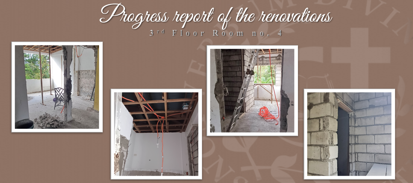 Progress report on the Renovations (3rd Floor Room no. 4)